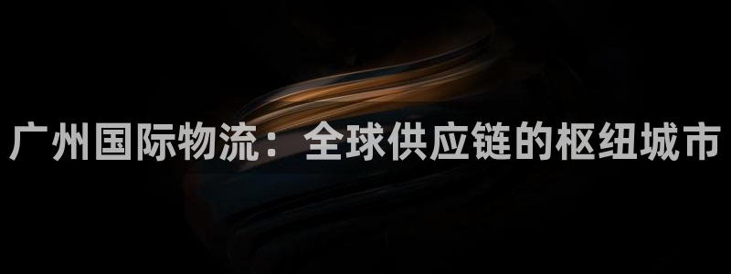 ,优游国际注册上限是啥意思：广州国际物流：全球供应链的枢纽城