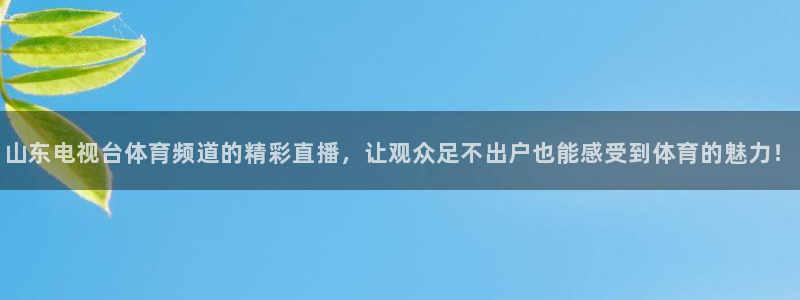 jrkan低调看高清直播nba：山东电视台体育频道的精彩直播，让观众足不出户也能感受到体育的魅力！